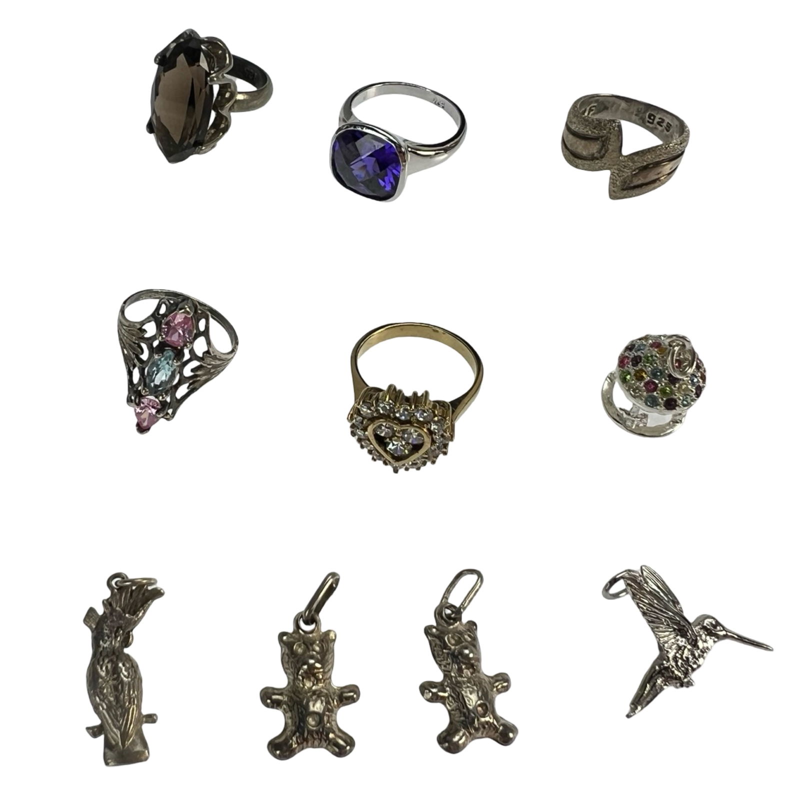 Sterling Silver Lady's Rings & Lucky Charms (1 of 4)