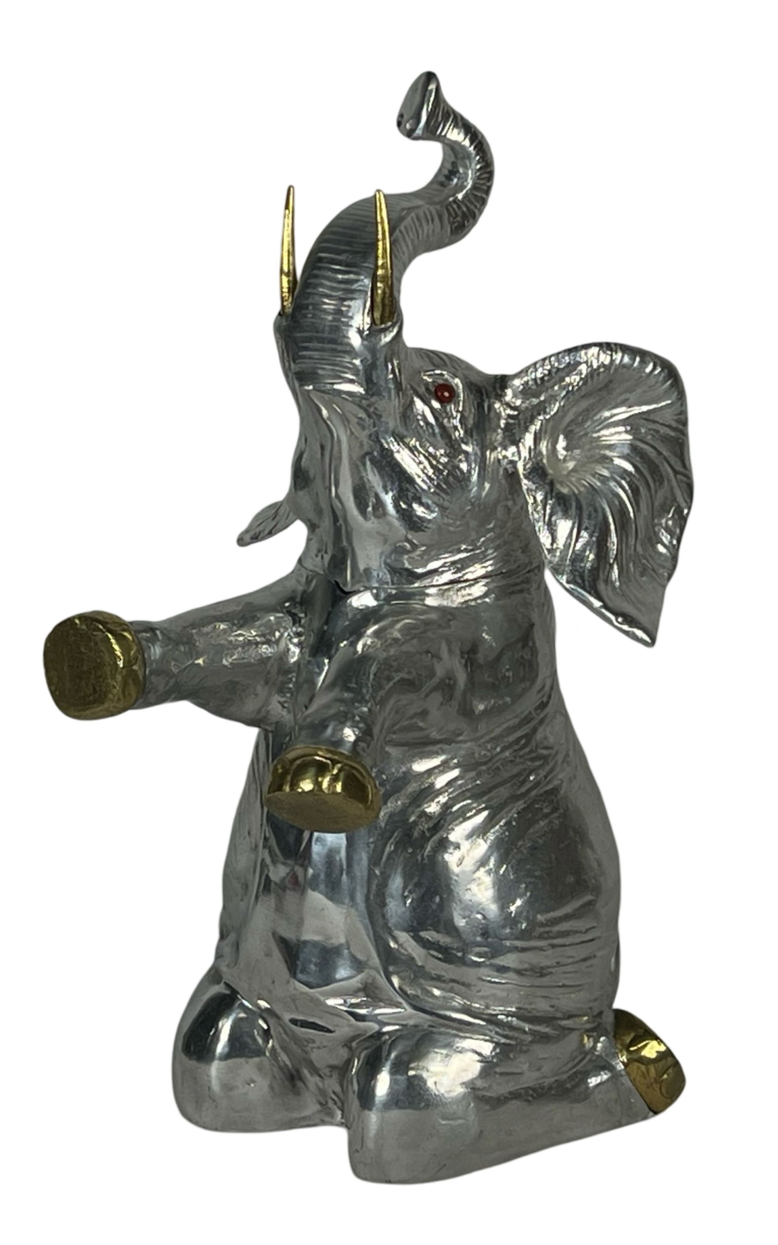 Arthur Court Aluminum Elephant Champagne Cooler (1 of 5)