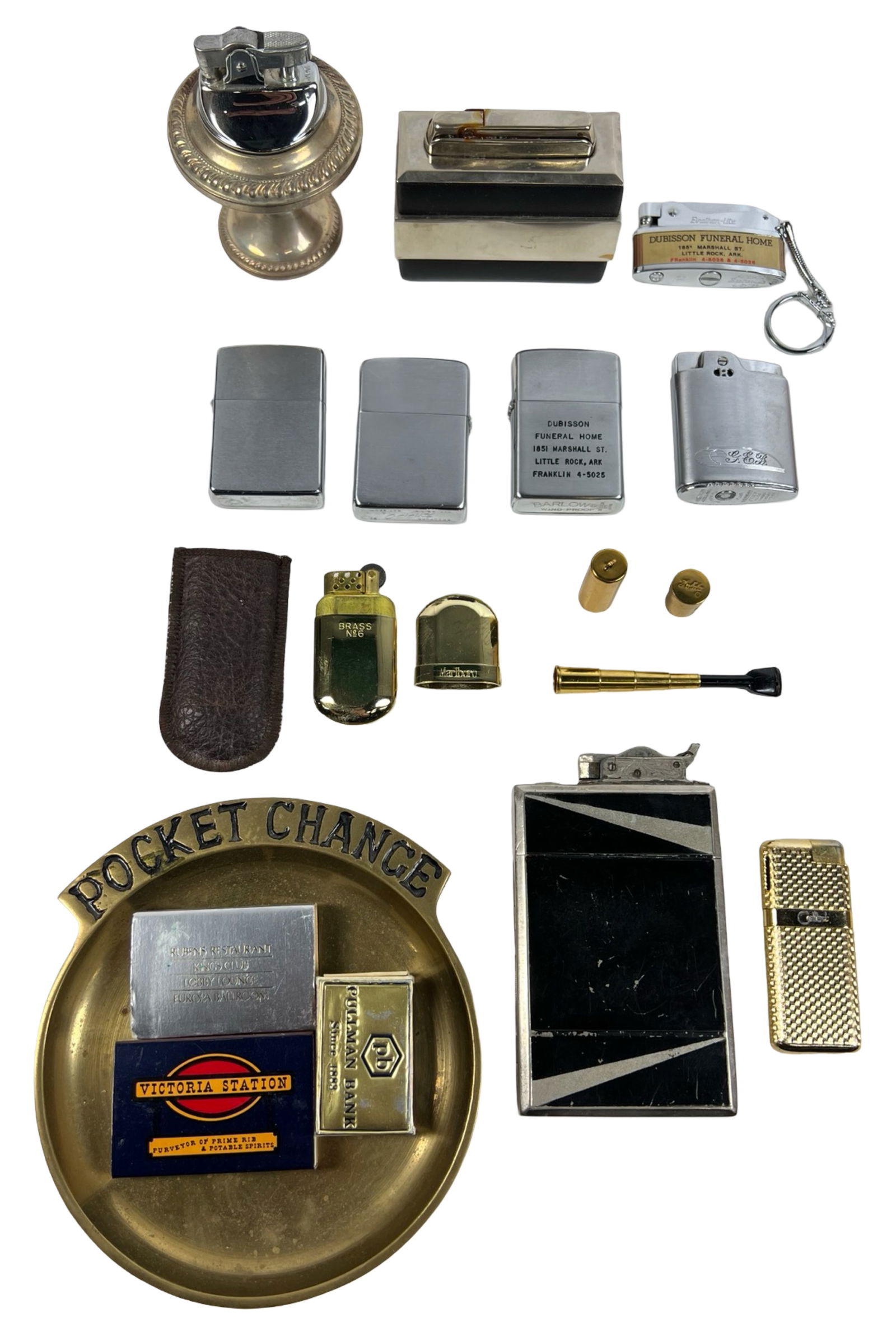 Lot of Vintage Cigarette Lighters- Zippo, Tobaccan (1 of 5)