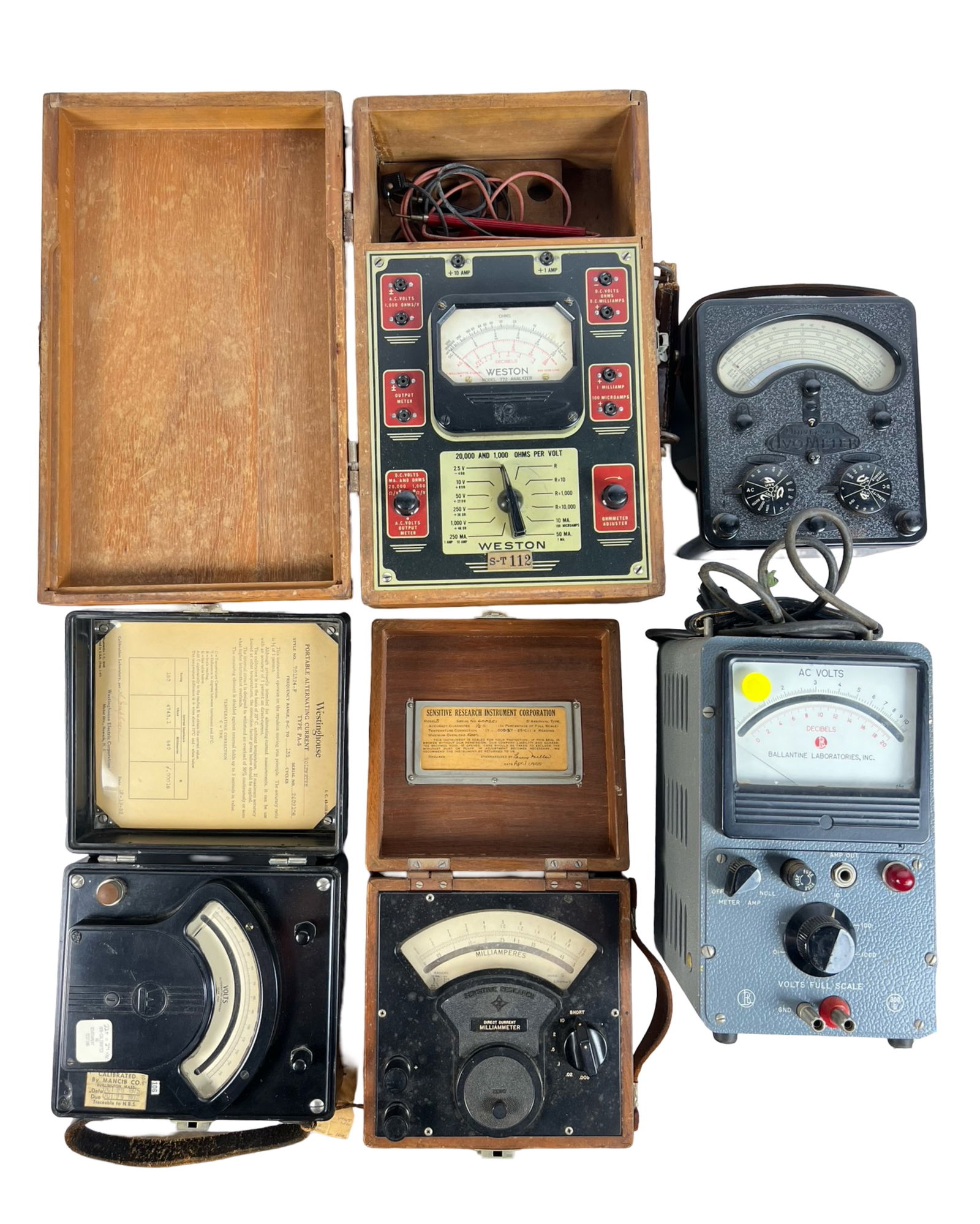 Vintage Milliammeters, Voltmeters, Multimeters, Tn (1 of 4)