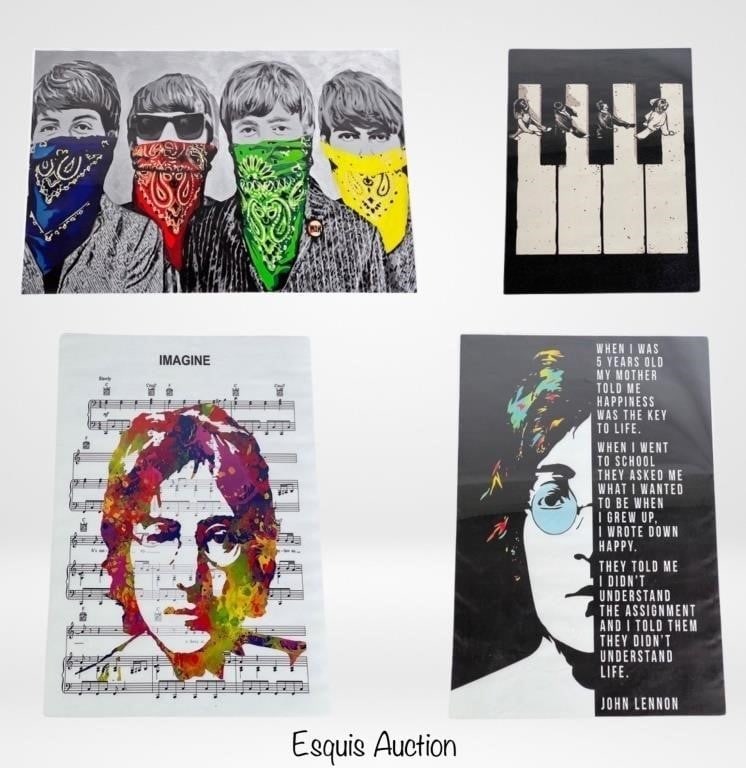 The Beatles/ John Lennon Canvas Prints (1 of 5)