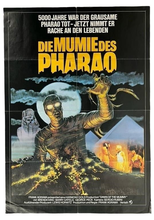 1981 Dawn of the Mummy Horror Movie Poster (1 of 1)