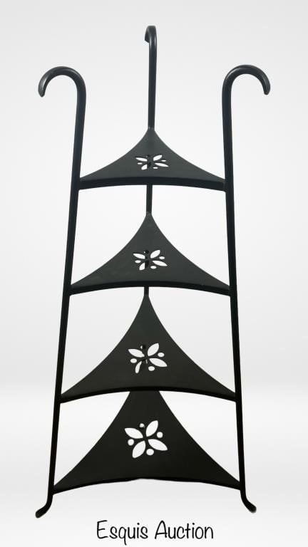 Longaberger Wrought Iron 4 Shelf Bowl Basket Stand (1 of 3)