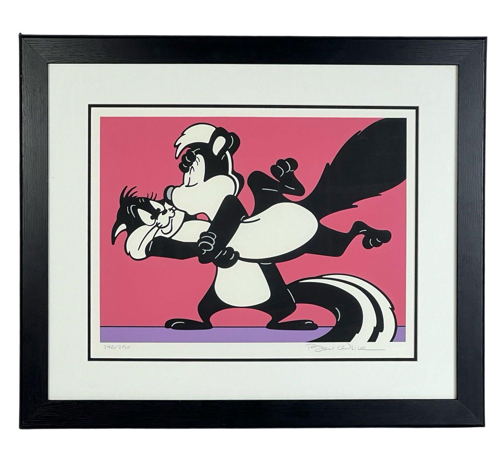 Warner Bros Pepe Le Paw LE Signed Serigraph Art (1 of 5)