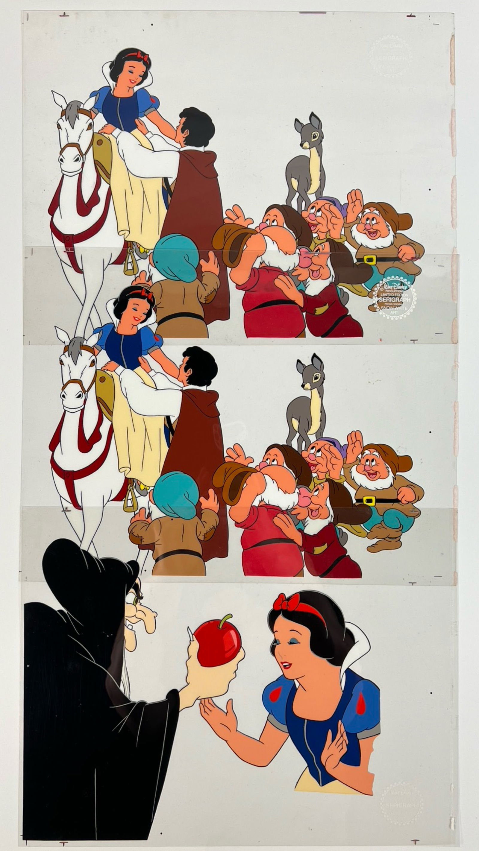 Disney - Lot of 3 "Snow White" LE Serigraph Cels (1 of 4)
