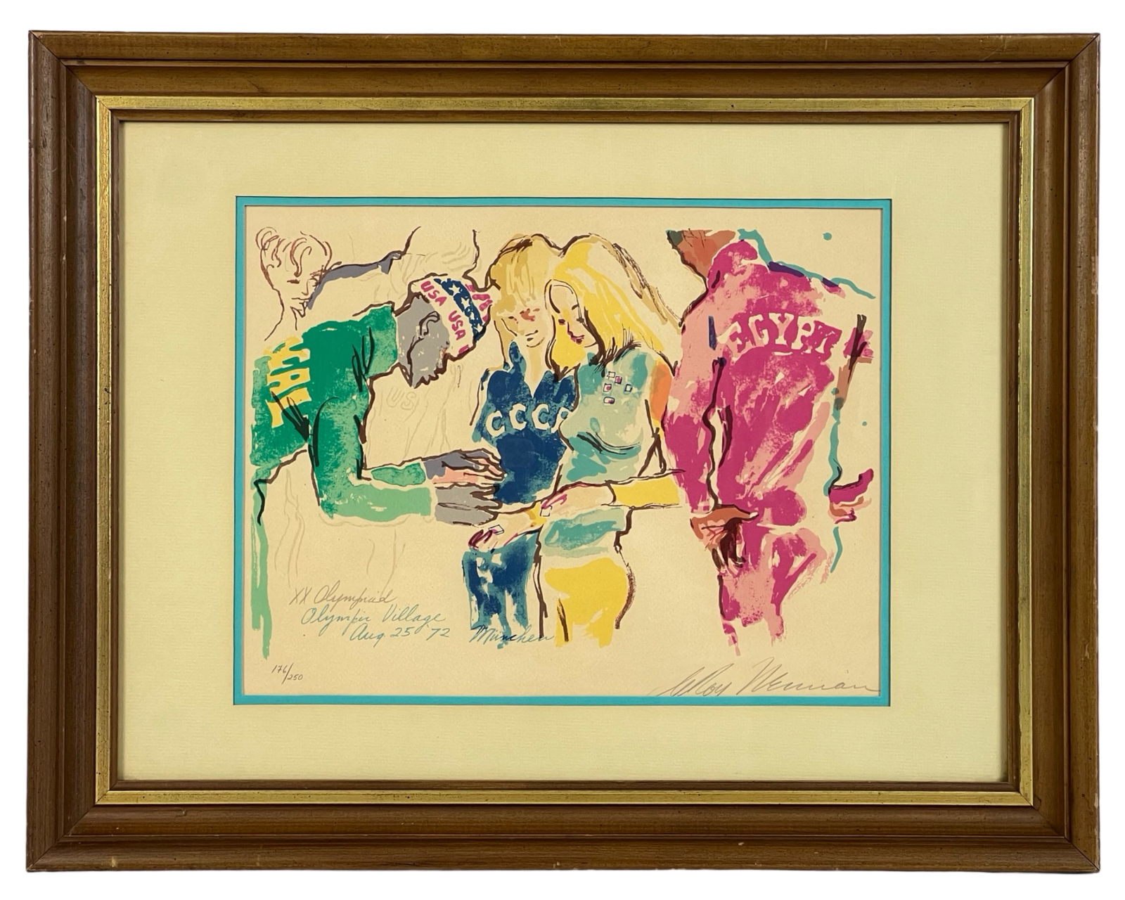 Leroy Neiman- LE Signed Olympic Games Serigraph (1 of 5)