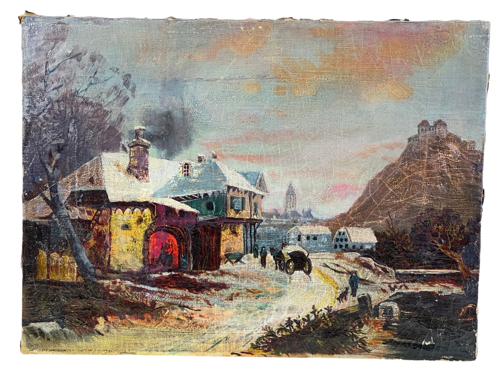 19th Century European School Oil Painting (1 of 5)