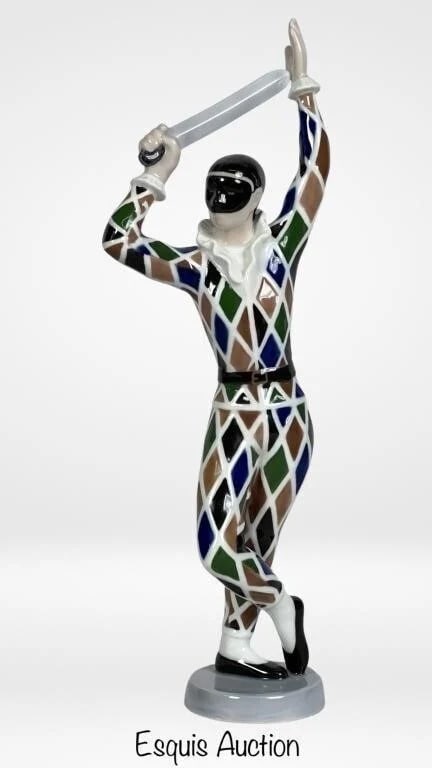 Bing & Grondahl B&G Dancing Harlequin Figurine (1 of 4)