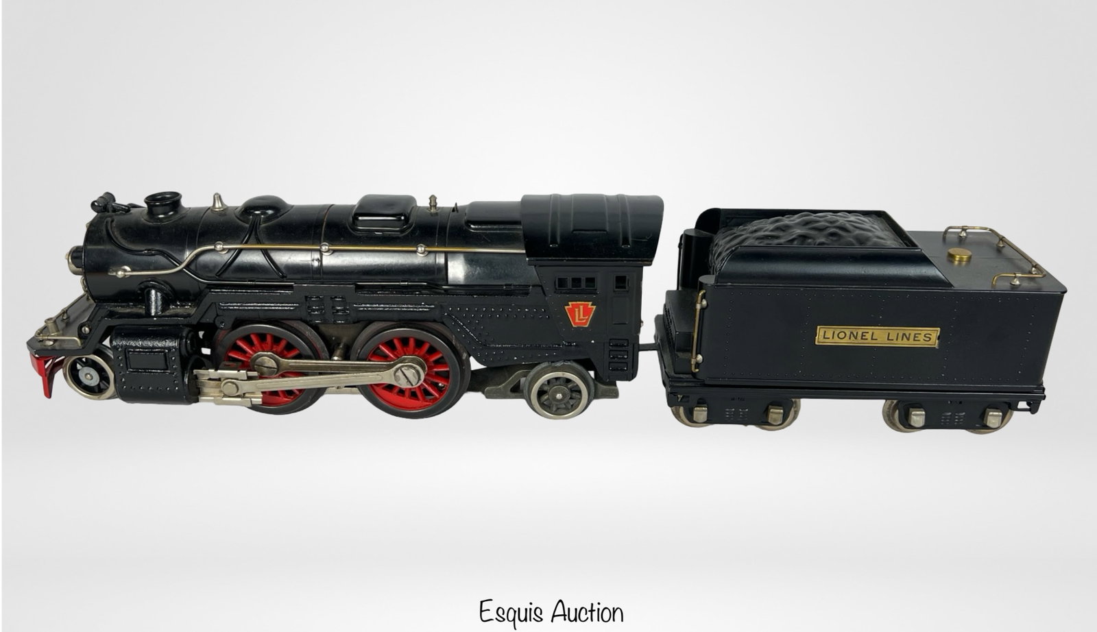 Lionel Prewar Standard Gauge 1835E Locomotive: Lionel Prewar Standard Gauge 1835E Locomotive and Tender. Very good exceptional condition.