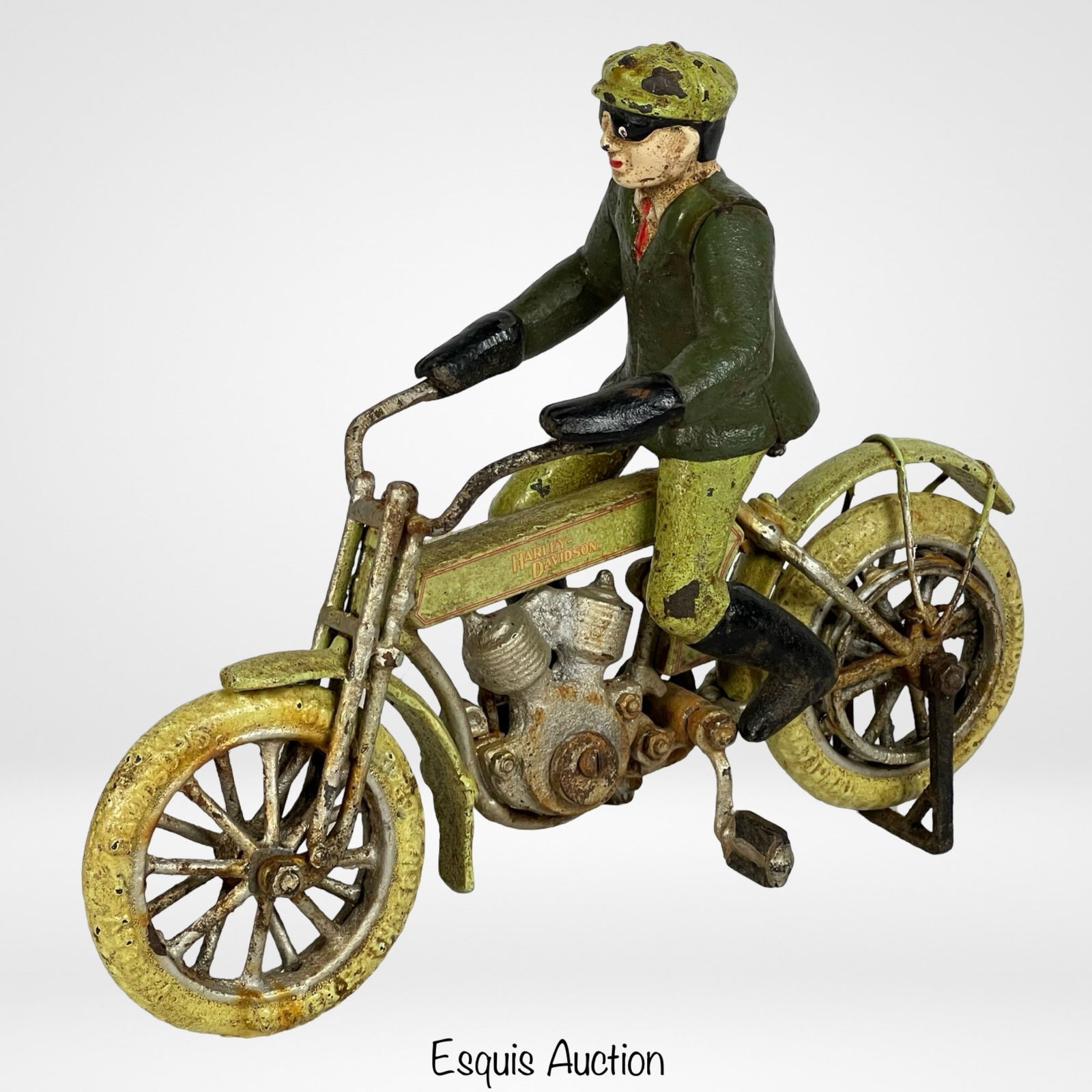 1930's Harley-Davidson Cast Iron Motorcycle Toy (1 of 8)