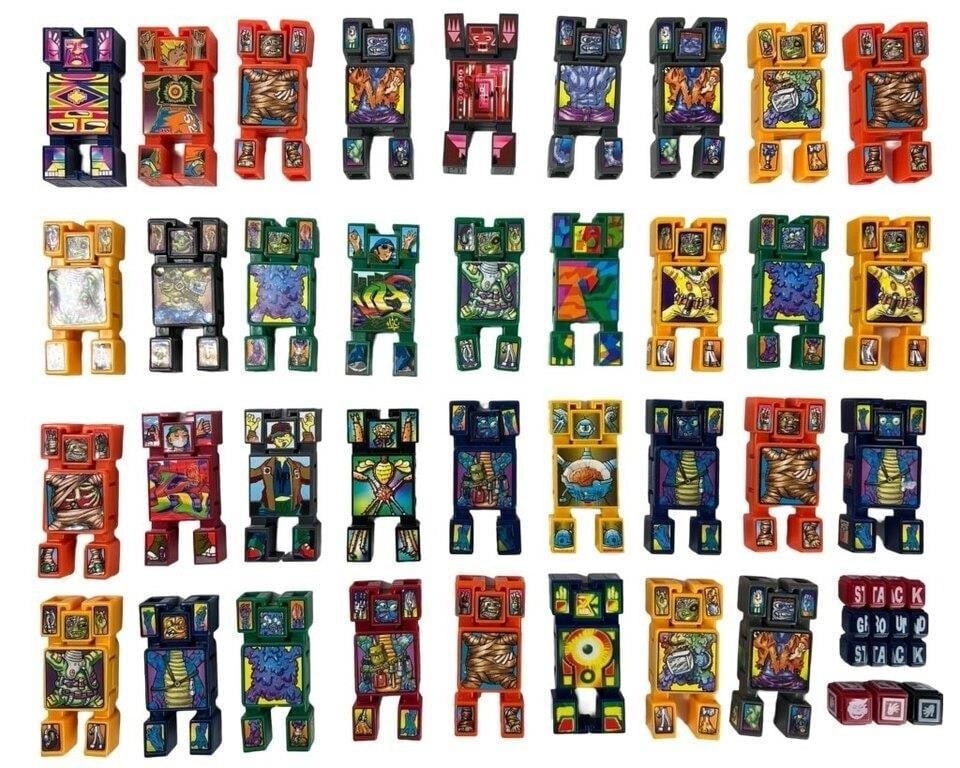 Hasbro NakNak Stackable Battle Blocks: Group of Hasbro NakNak Stackable Battle Blocks