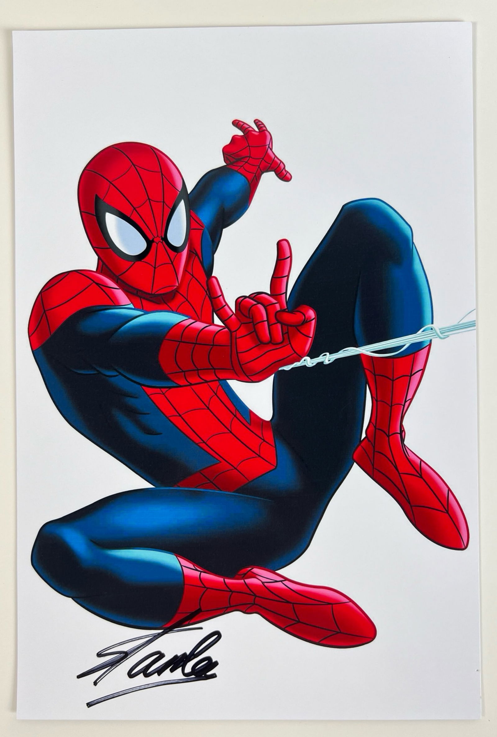 Lee Stan Autographed Spiderman Art (1 of 2)