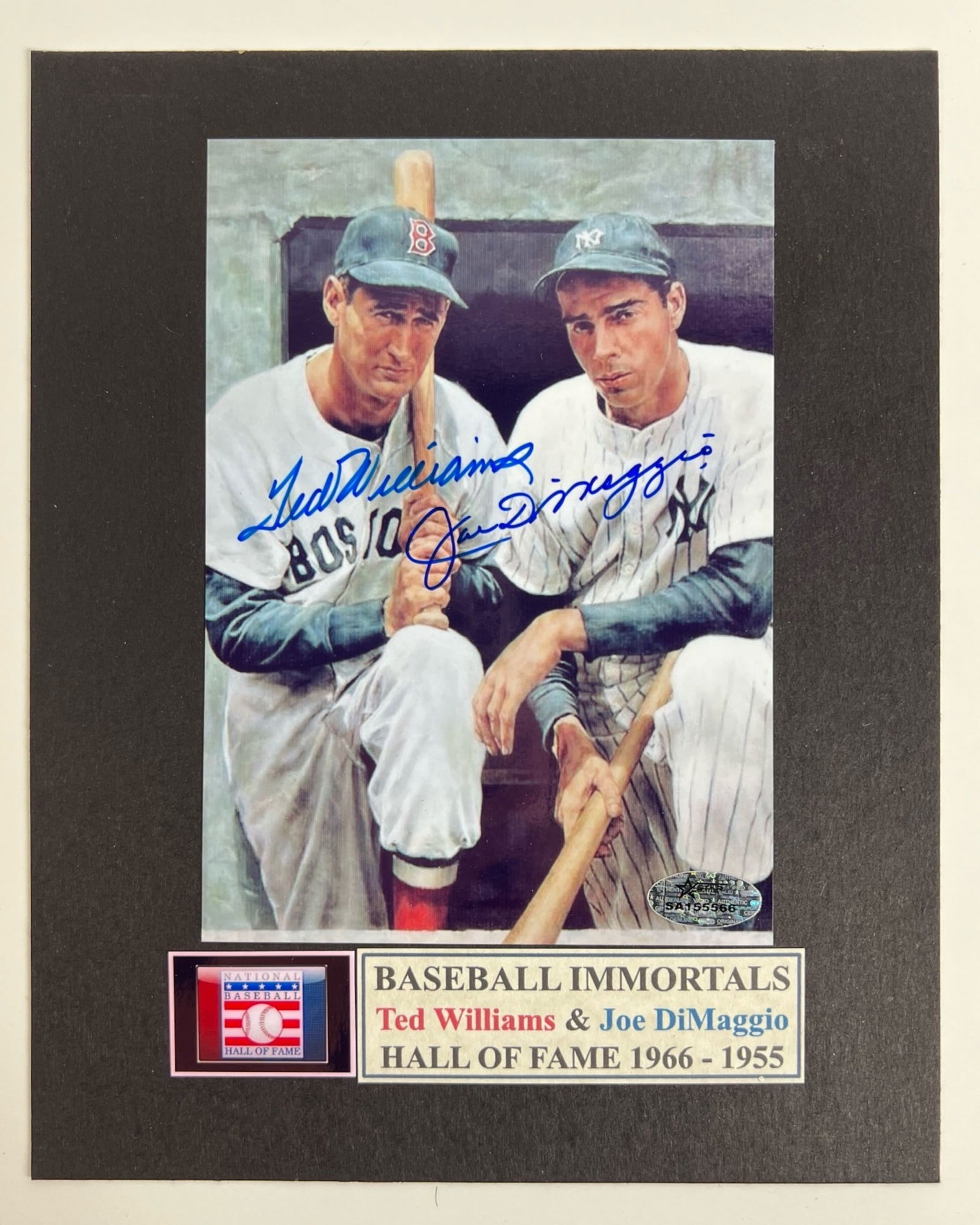 Joe DiMaggio & Ted Williams Double Signed Photo (1 of 3)