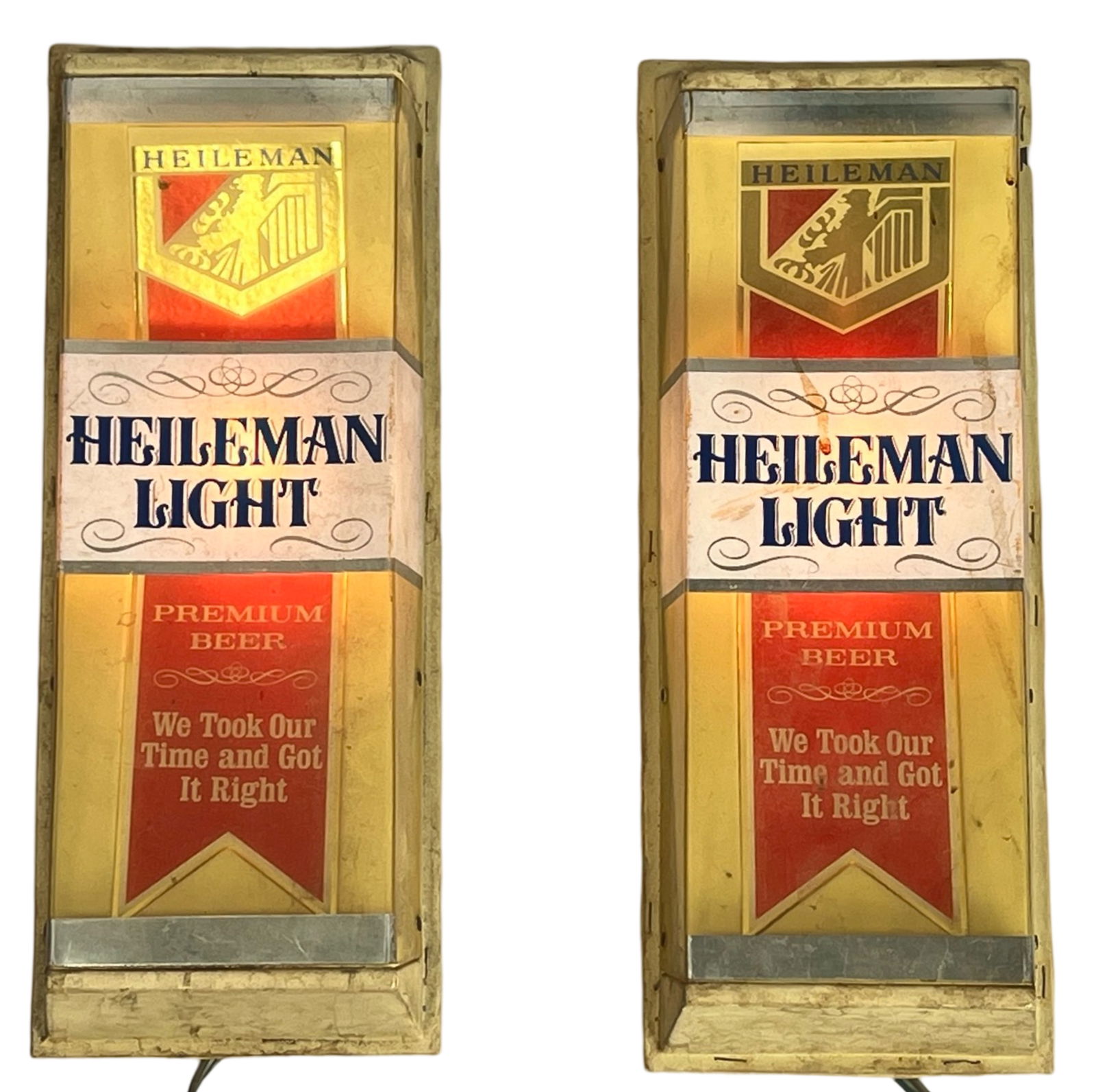 Heileman Light Beer Advertising Light Up Signs (1 of 4)