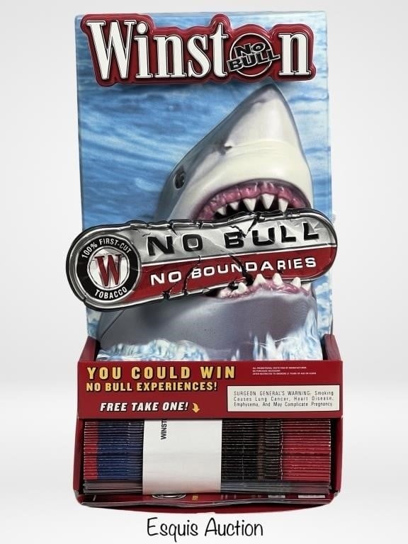 Winston Cigarettes 3D Shark Advertisement Display (1 of 4)