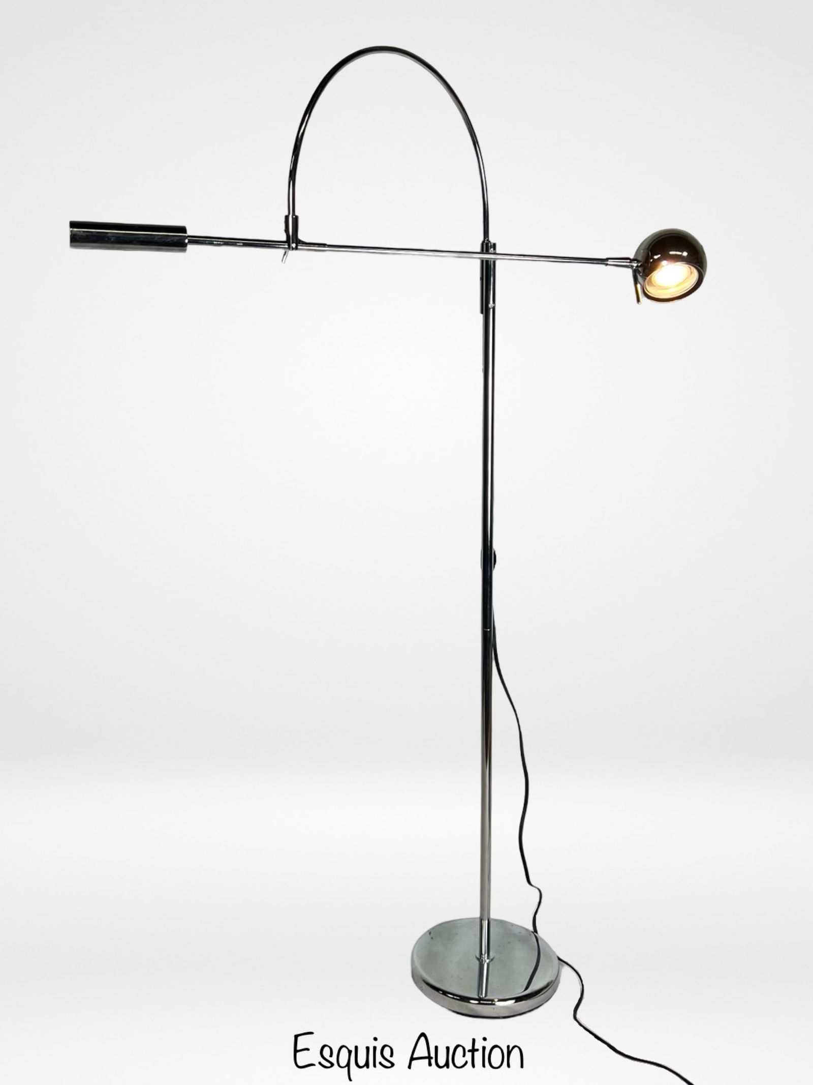 Robert Sonneman style Chrome Orbiter Floor Lamp (1 of 5)