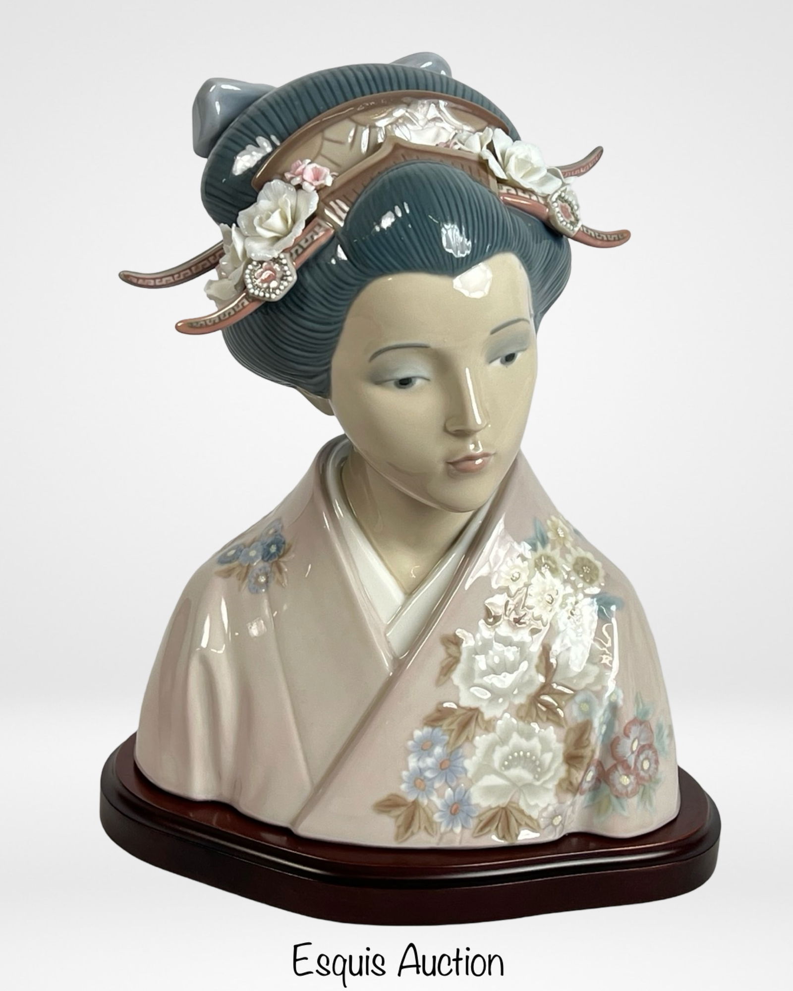 Lladro "Lady of the East" Geisha Porcelain Bust (1 of 6)