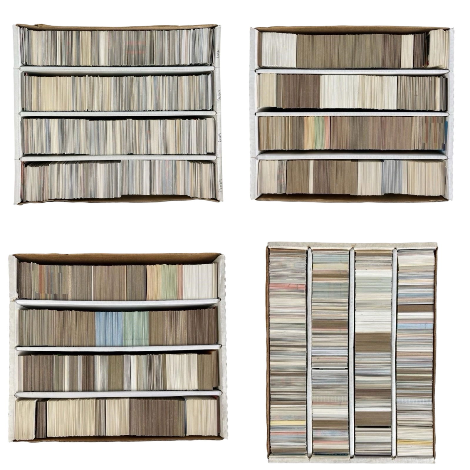 Four Jumbo Boxes of Unsearched Baseball Cards (1 of 8)