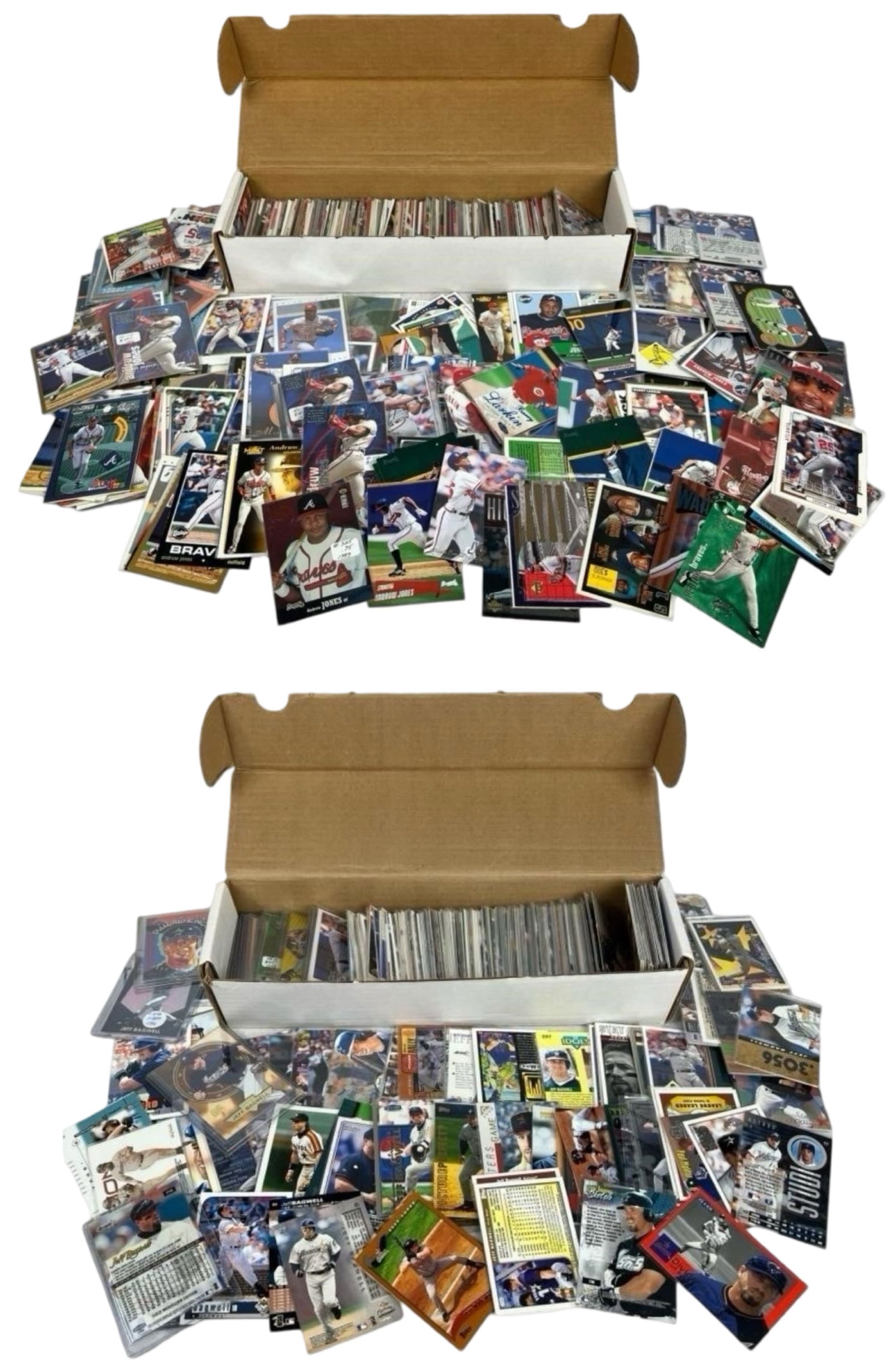 Collection of Barry Larkin & Jeff Bagwell Cards (1 of 3)