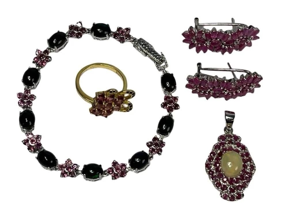 Sterling Silver Multi-Color Gemstone Jewelry (1 of 5)