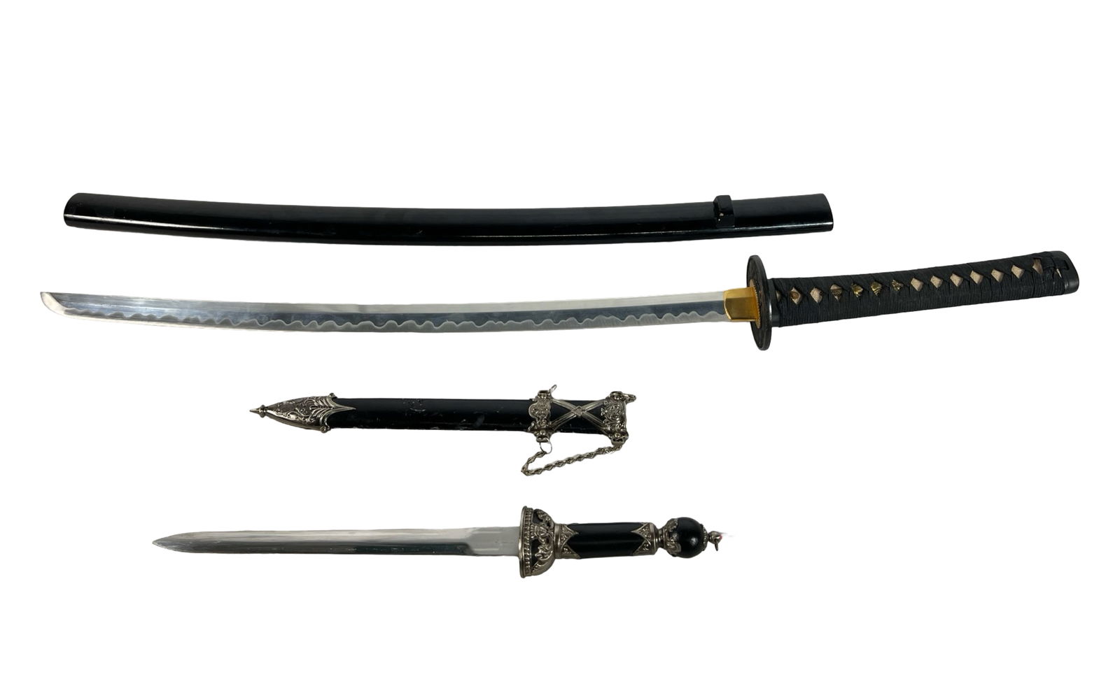 Samurai Sword & Decorative Dagger (1 of 3)