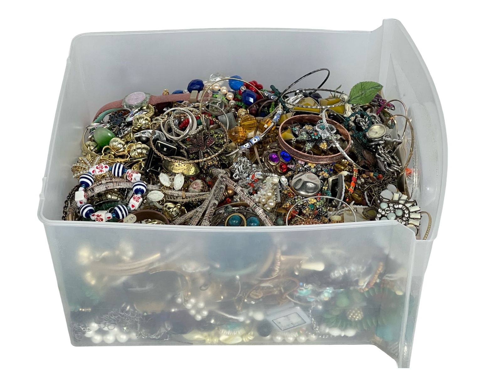 19 lbs of Unsearched Costume & Craft Jewelry (1 of 5)