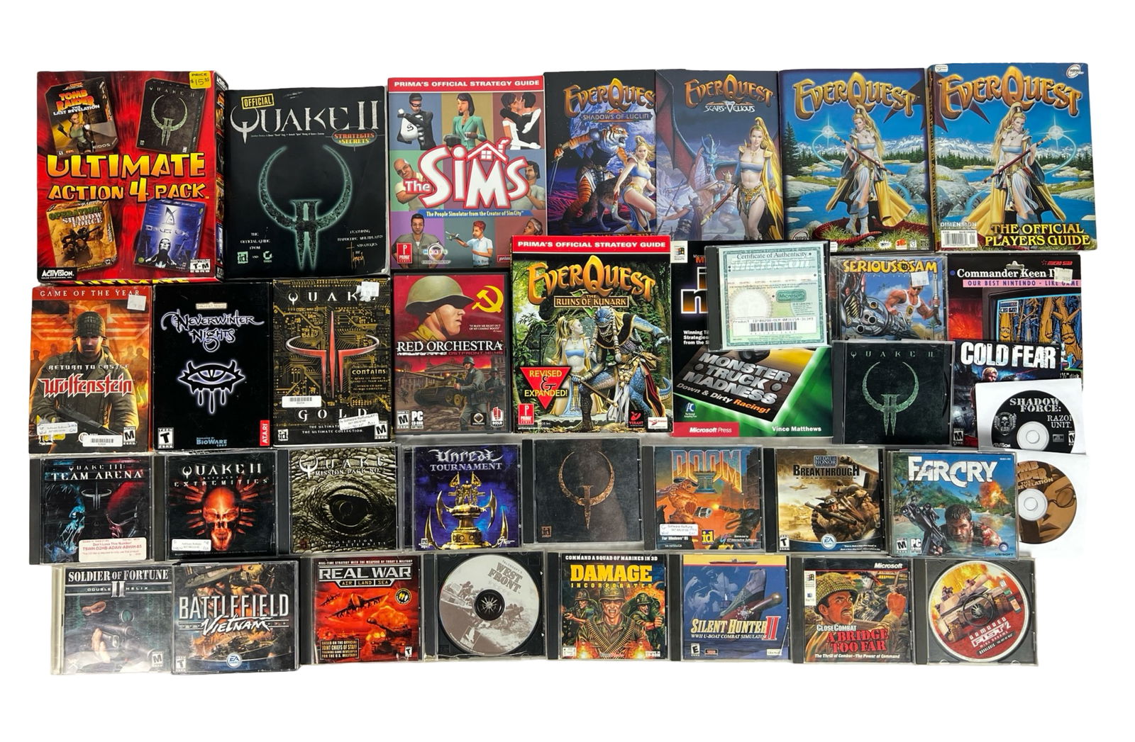 Group of Cult PC Video Games from 1990s (1 of 5)