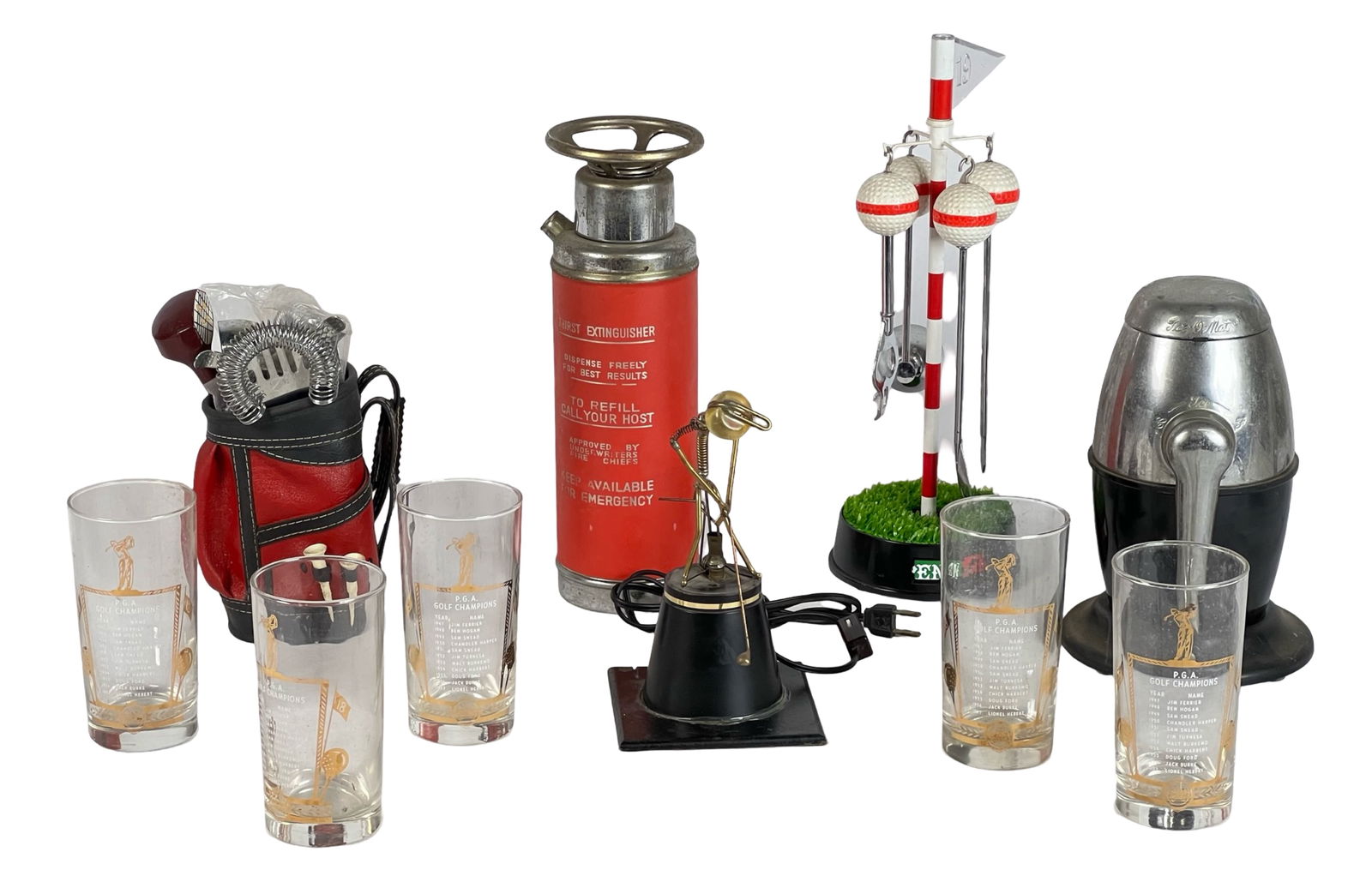 Golf Lover's Bar Collectibles (1 of 4)