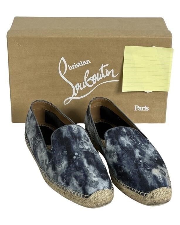 Christian Louboutin Men's Loafers. Size- 11 (45): Step into sophistication with Christian Louboutin Men's Loafers in size 11 (45), the epitome of luxury and style.Crafted with meticulous attention to detail, these loafers feature exquisite design ele