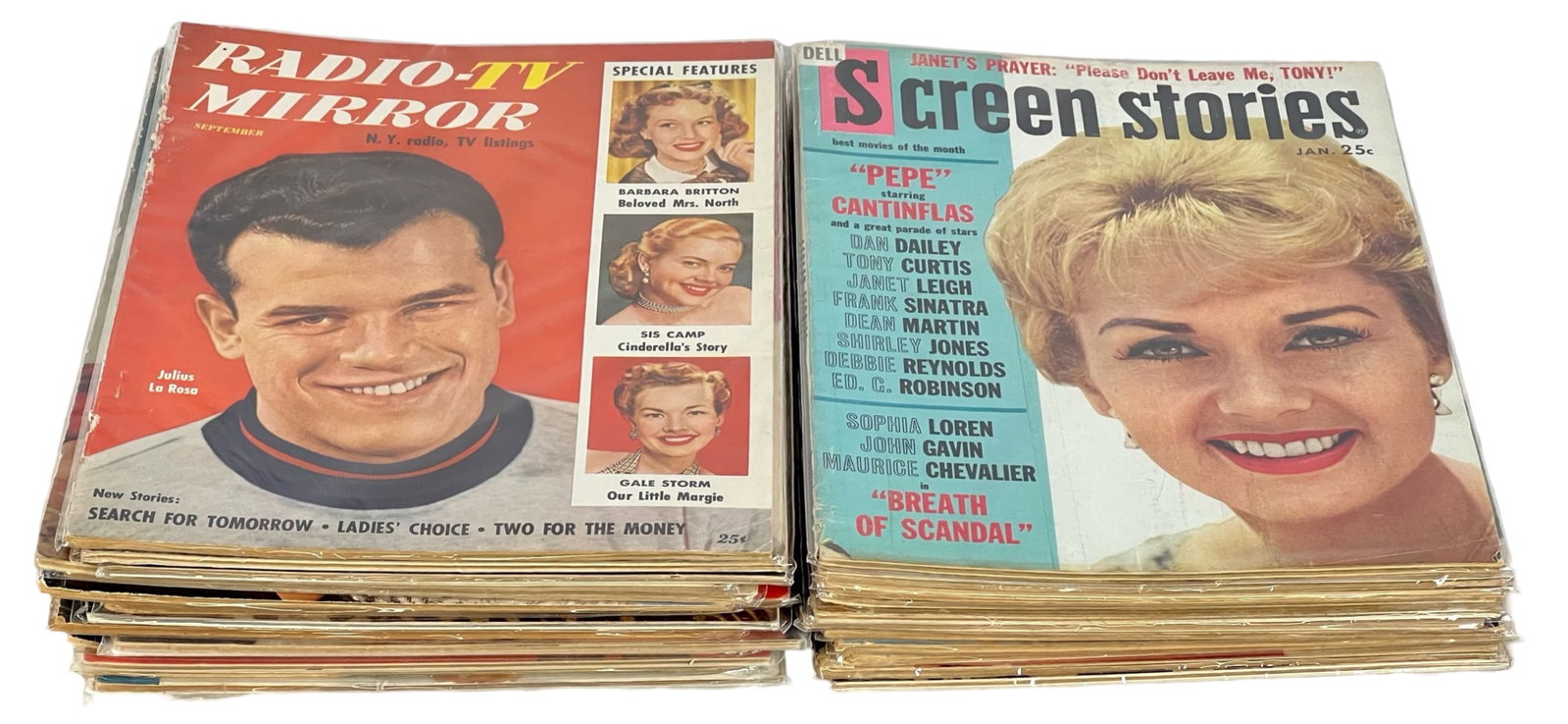 Assortment of Vintage TV, Radio & Movie Magazines: Assortment of Vintage TV, Radio & Movie Magazines