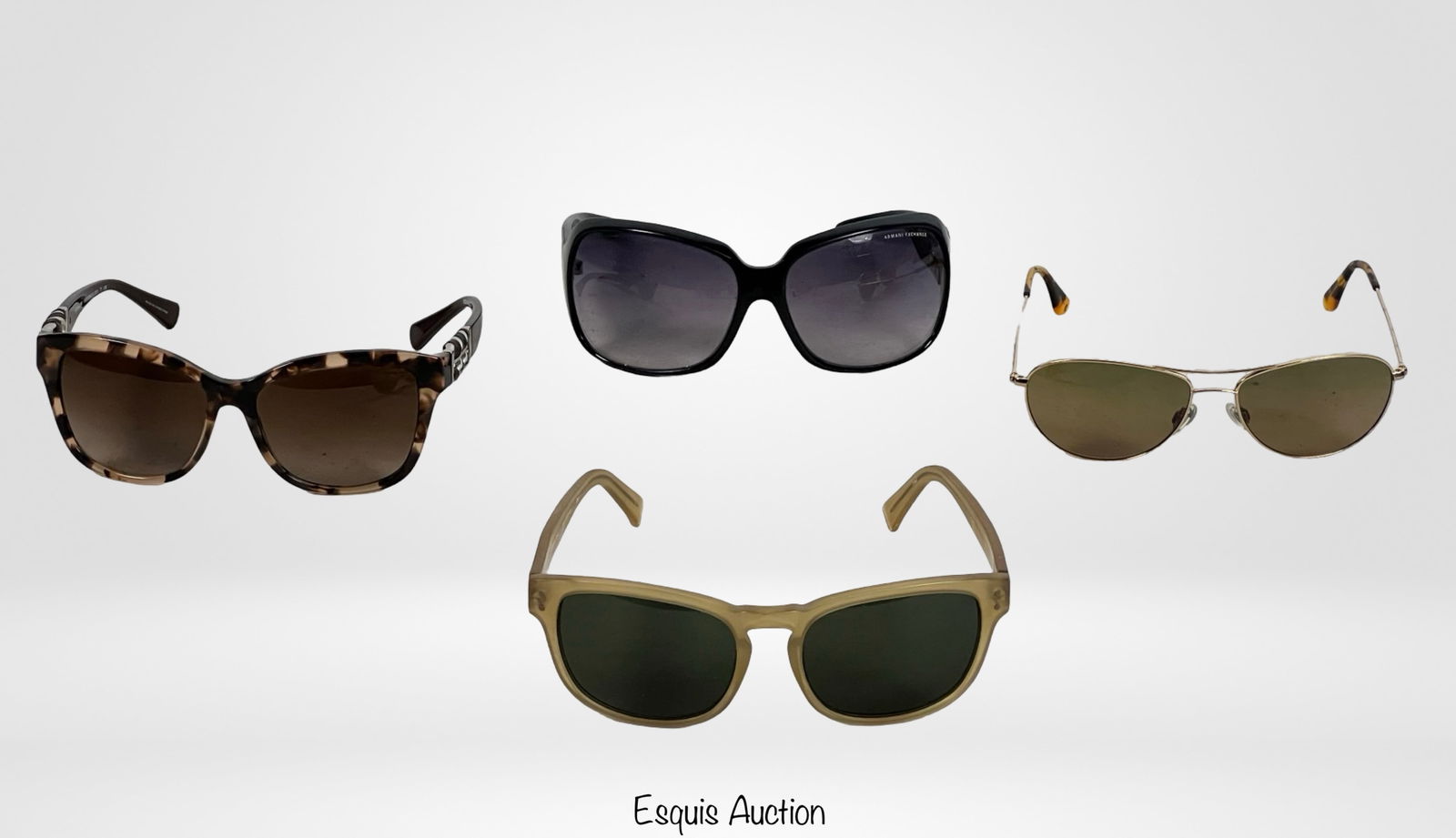 Designer Eyewear Sunglasses Eyeglasses: Designer Eyewear- Prescription Sunglasses Frames- Armani Exchange, Coach, Maui Jim, Michael Kors. All are in good condition.