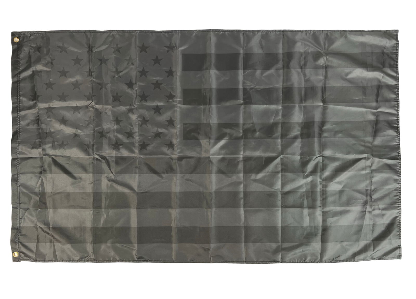 Blackout Patriotic US Flag: Blackout Patriotic US Flag. 35" x 58"