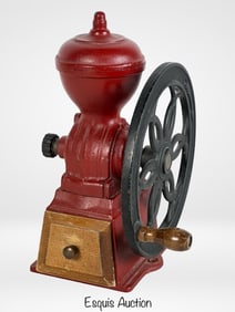 Vintage Cast Iron Hand Crank Coffee Grinder