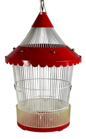 Vintage Circus Tent Dome Bird Cage