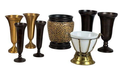 Collection of Decorative Vases and Planters