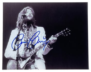 Eric Clapton Autographed/ Signed Photograph