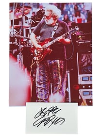 Jerry Garcia Autograph/ Signature with Photo