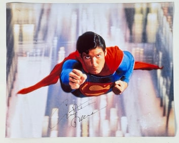 Christopher Reeve Autographed "Superman" Photo