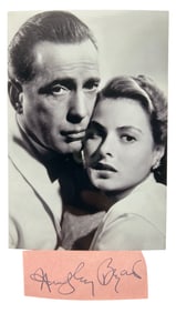 Humphrey Bogart Autograph/ Signature w/ Photo