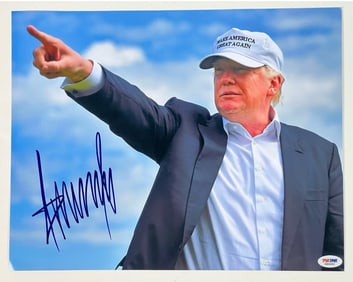 Donald Trump Autographed/ Signed Photograph
