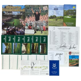 Golf Legends Autograph Collection with Memorabilia