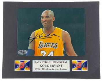 Kobe Bryant Autographed/ Signed Photograph