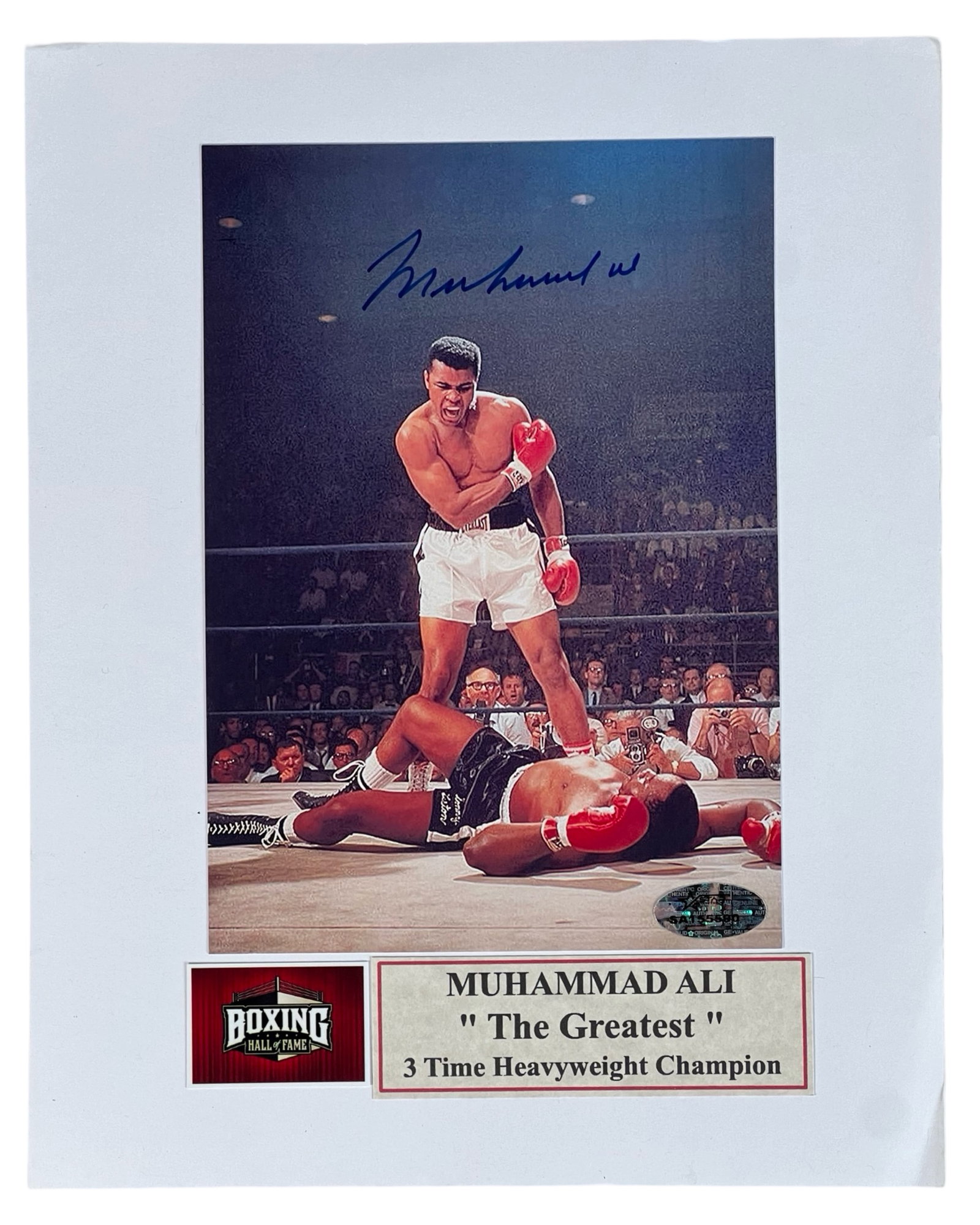 Muhammad Ali Autographed Boxing Photograph (1 of 3)