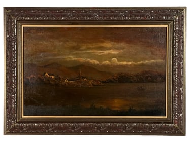 Granville Redmond- Sunset Landscape Oil Painting