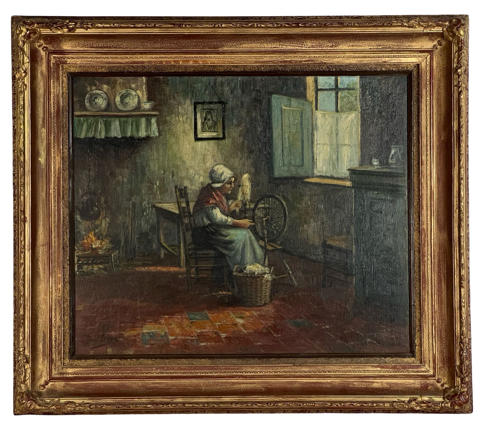 early 20th C. Dutch School Oil Painting (1 of 4)