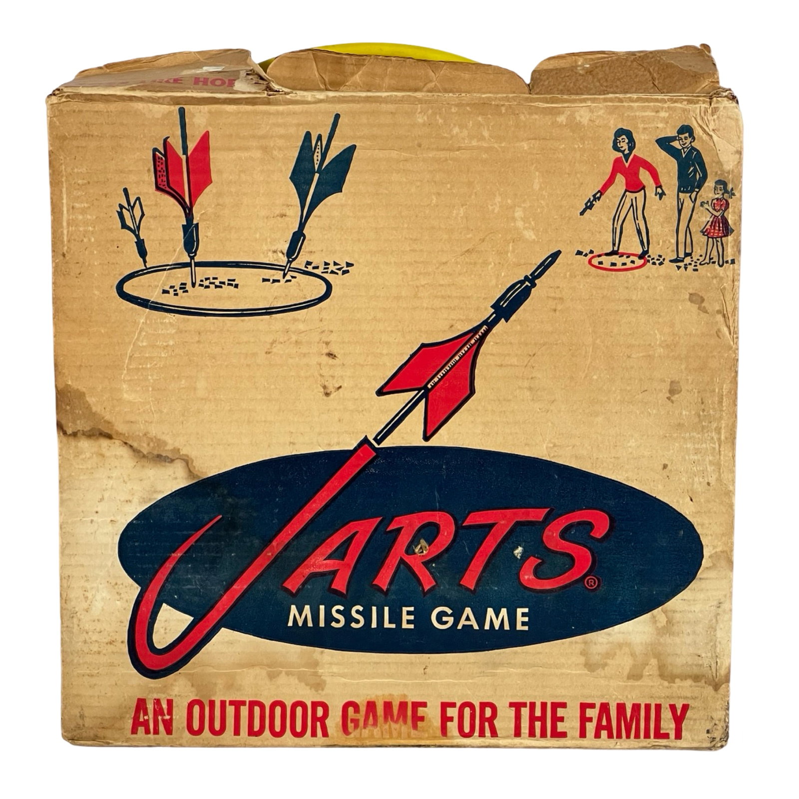 Vintage Jarts Outdoor Missile Darts Game: Vintage Jarts Outdoor Missile Darts Game in Original Box