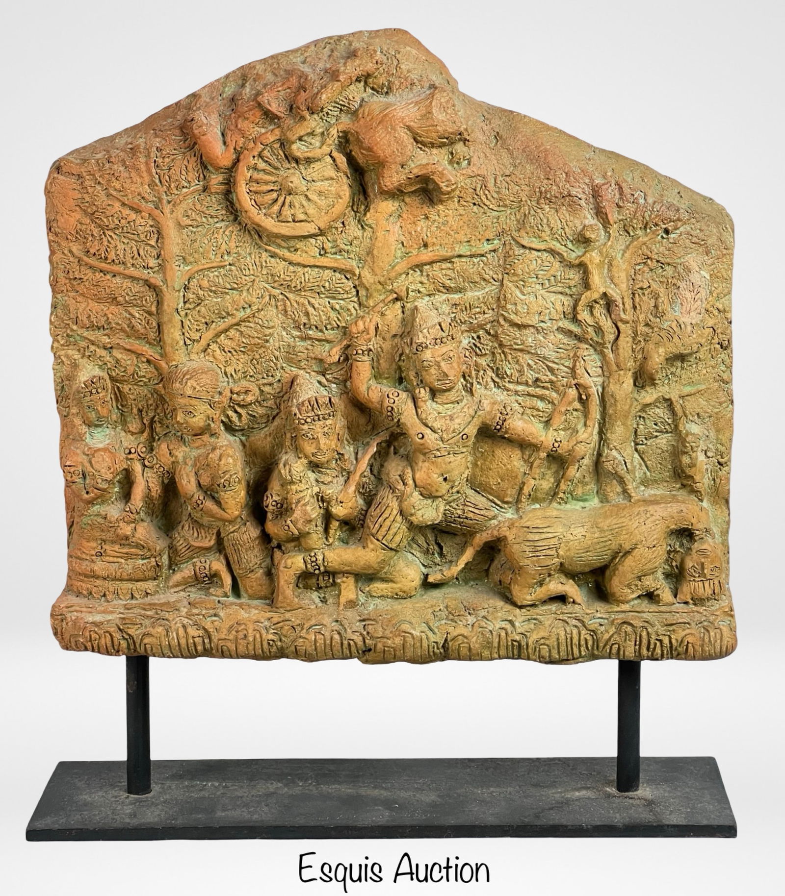 Thai Temple Buddhist Terracotta Figural Sculpture (1 of 3)