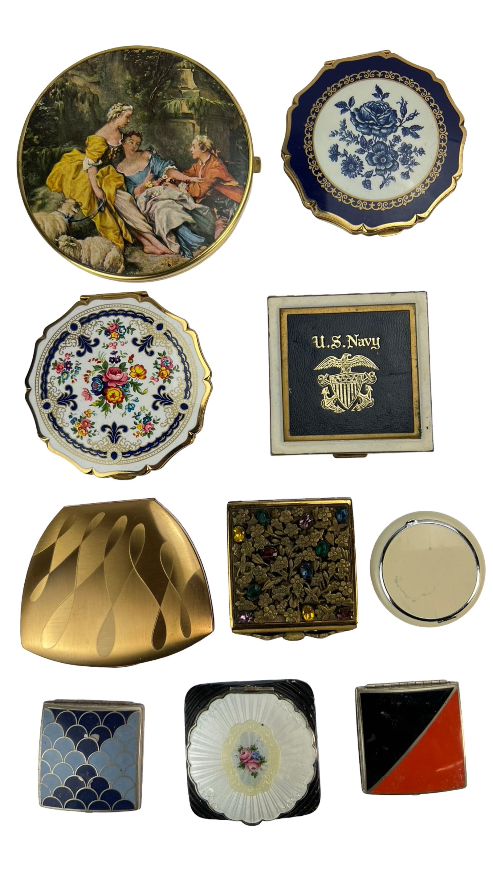 Assortment of Vintage Lady's Compacts (1 of 2)