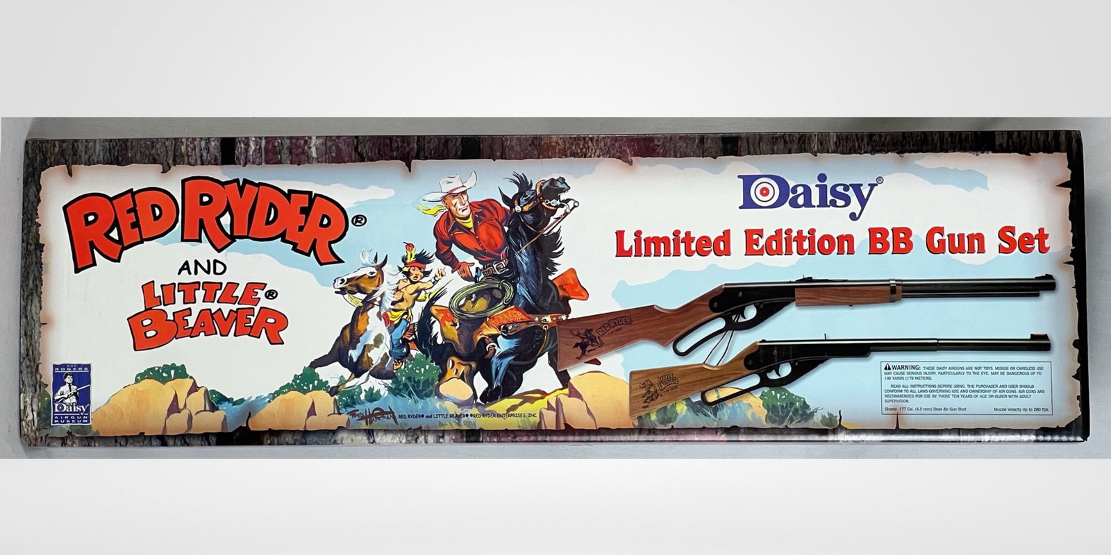 Daisy Red Ryder & Little Beaver LE BB Gun Set New: Daisy Red Ryder & Little Beaver Limited Edition BB Gun Set. #717 out of Edition of 1,500. Mint in box with COA.