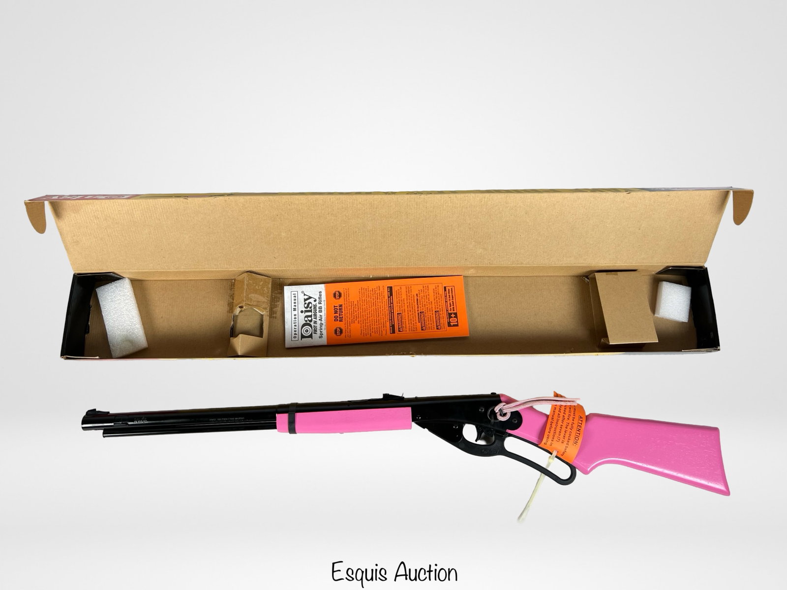 Daisy Pink Lever Action BB Gun Model 1998 New: Daisy Pink Lever Action BB Gun Model 1998. Mint in Box.